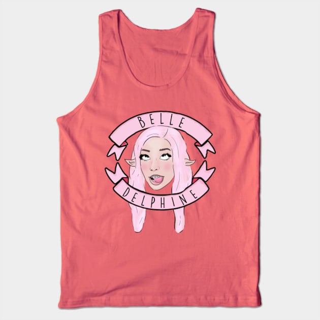 Belle Delphine Memes Tank Top by Barnyardy